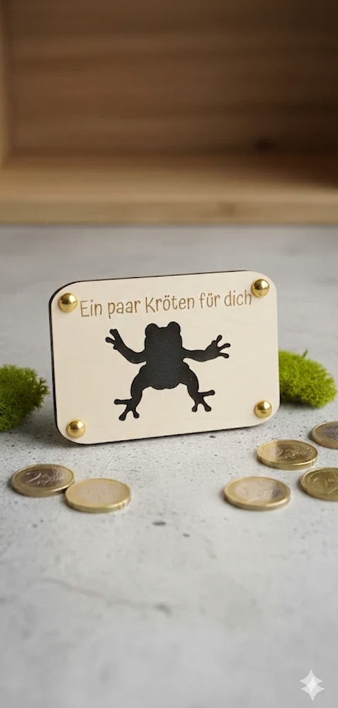 Wallet Geldbox aus Holz