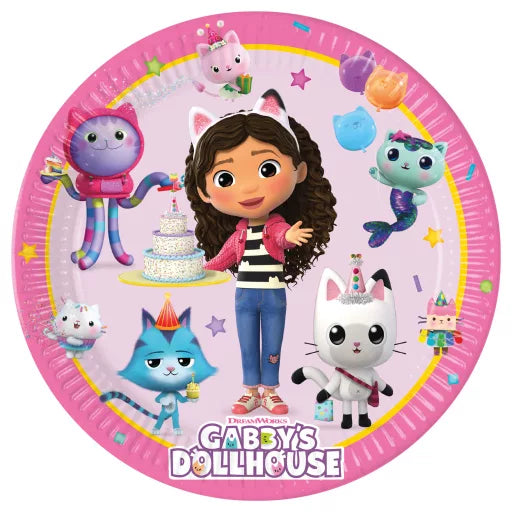 Gabby Dollhouse Tischset Geburtstag Tischdecke ,Teller Serviertten