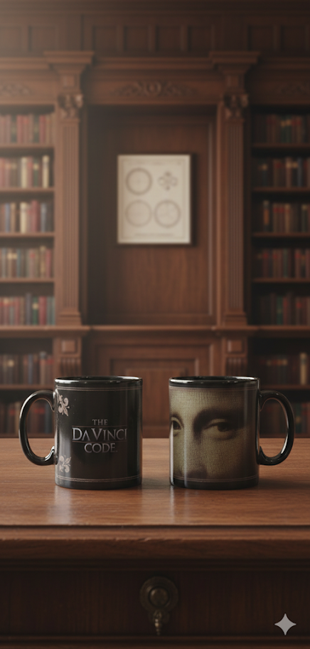Der Da Vinci Code Mug/Cup Tasse Motiv Mona Lisa