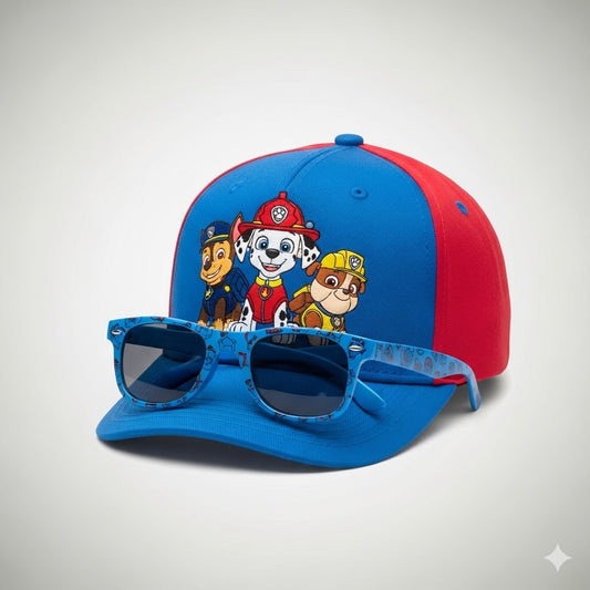 Paw Patrol Funny Boys Sonnenbrille und Baseballkappen-Set