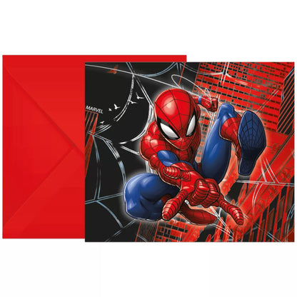 Geburtstags Party Set Spidermann Standard bis 6 Kinder 69 Teilig