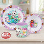 Gabby's Dollhouse Wonderland Essgeschirrset, Mikroplastikset mit Becher 350 ml