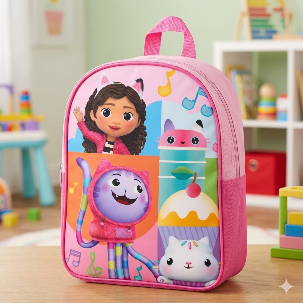 Gabby's Dollhouse Colorful World Rucksack, Tasche 30 cm