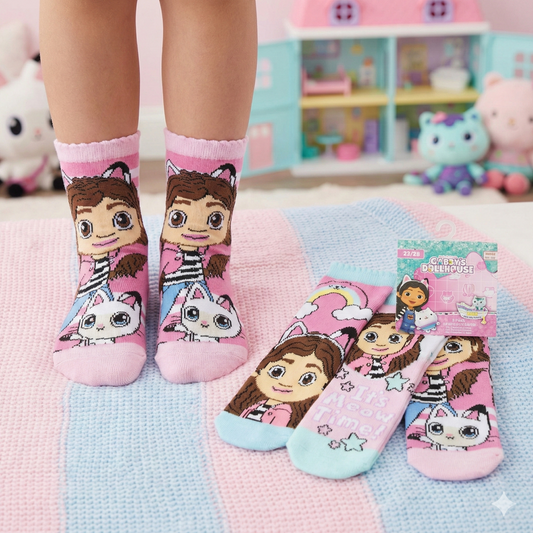 Gabby's Dollhouse Meow Time Kinder Socken 23/26