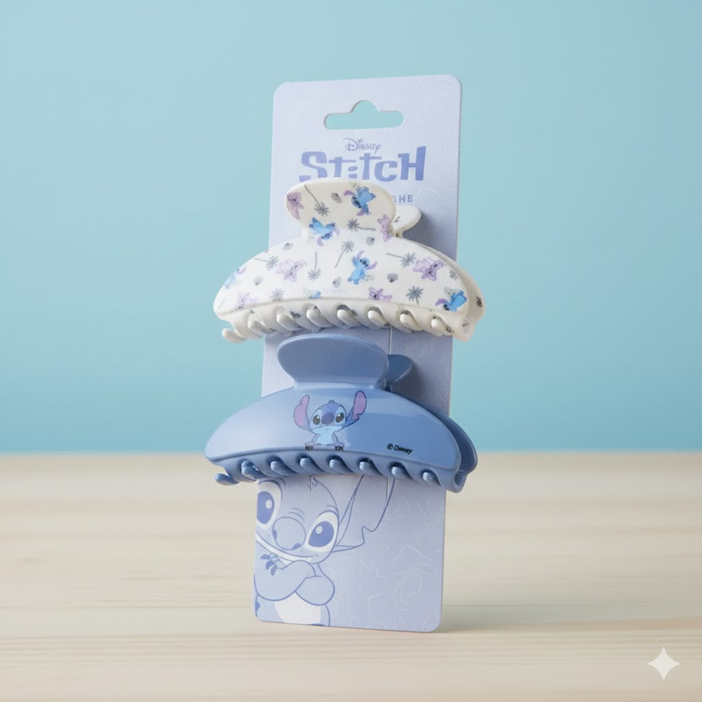 Disney Lilo und Stitch Blue Haarspangen-Set 2 Stück