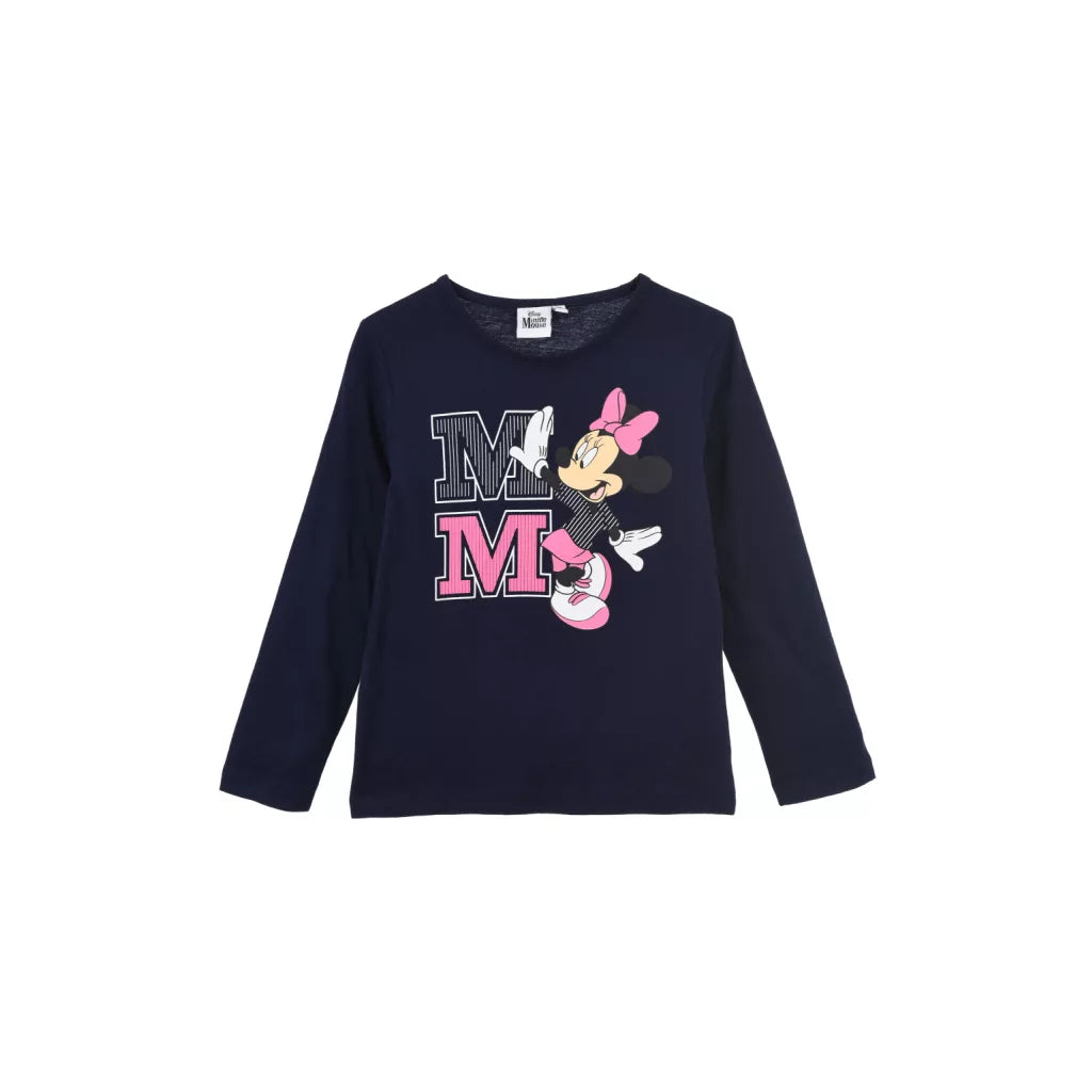 Disney Minnie Navy Kinderlangarmshirt, Oberteil 3 - 8 Jahre / 98 - 128 cm