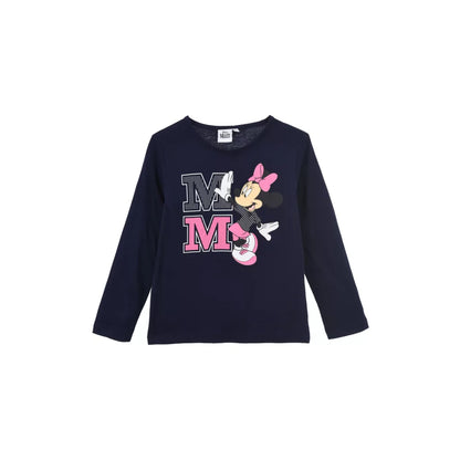 Disney Minnie Navy Kinderlangarmshirt, Oberteil 3 - 8 Jahre / 98 - 128 cm