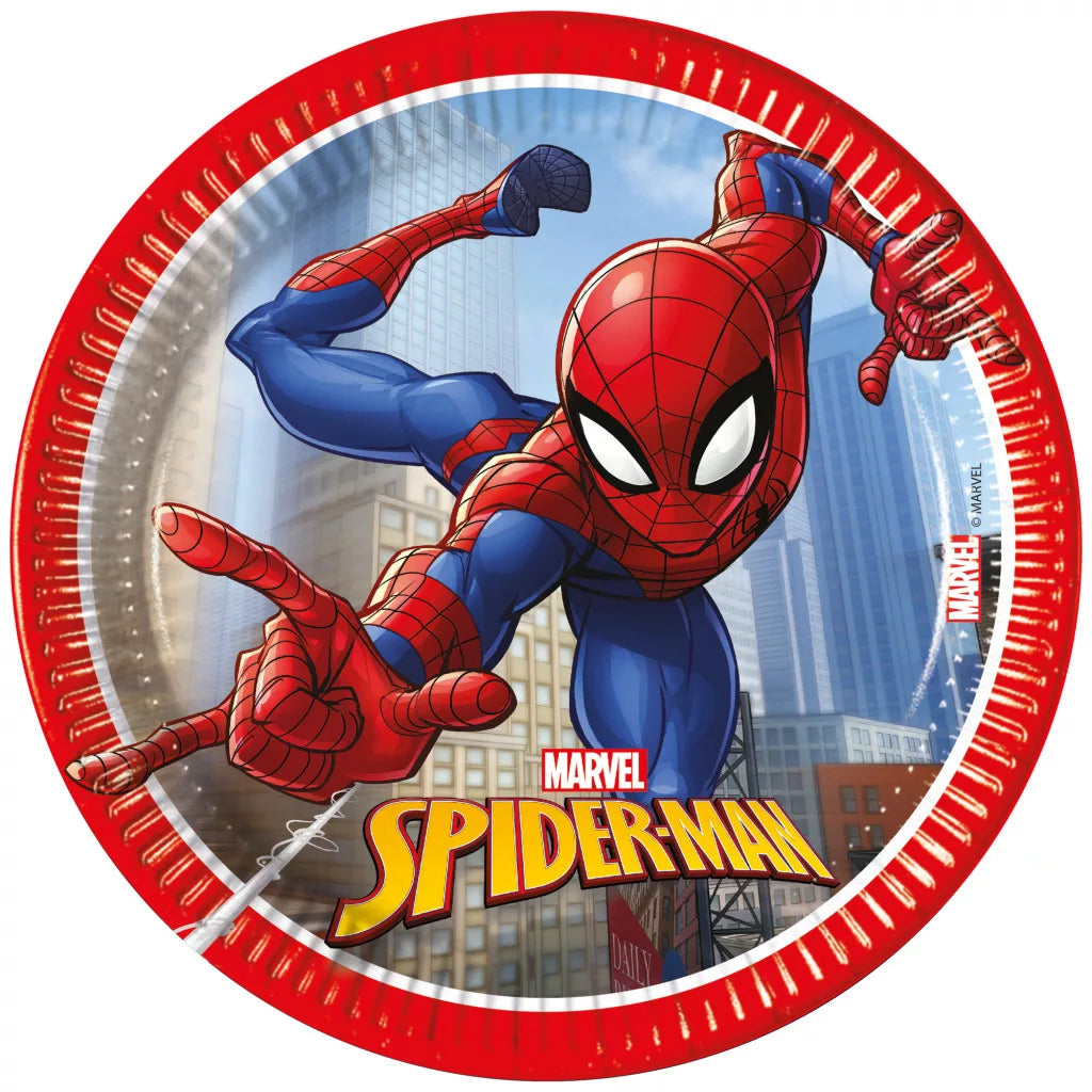 Geburtstags Party Set Spidermann Standard bis 8 Kinder