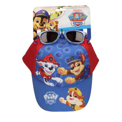 Paw Patrol Funny Boys Sonnenbrille und Baseballkappen-Set